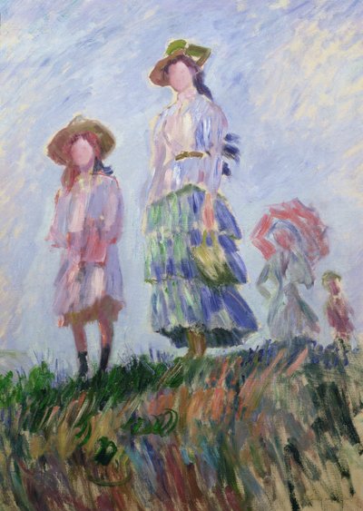 Der Spaziergang (Skizze) 1882 von Claude Monet